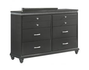 Frampton 8 Drawer Dresser in Grey