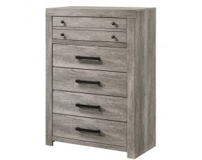 Tundra 5 Drawer Chest in Greyish Brown