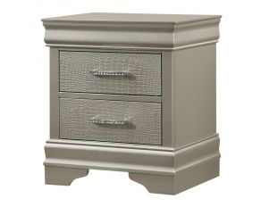 Amalia Nightstand in Champagne