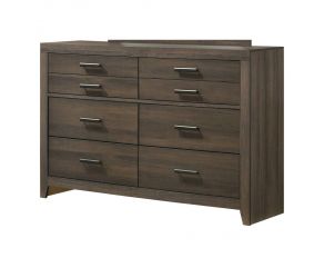 Marley 6 Drawer Dresser in Brown