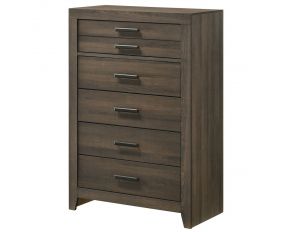 Marley 5 Drawer Chest in Brown