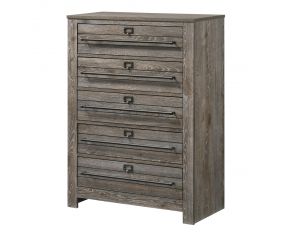 Bateson 5 Drawer Chest in Brown