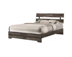 Atticus King Platform Bed in Brown