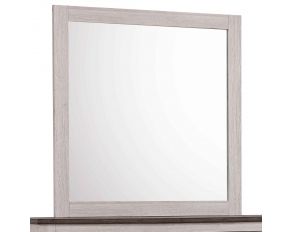 Coralee Dresser Mirror in Chalk Grey