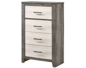 Rhett 4 Drawer Chest in Greyish Brown