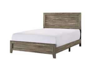 Millie Queen Panel Bed in Greyish Brown