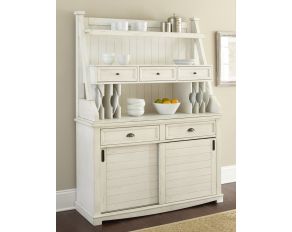 Cayla Buffet and Hutch in White