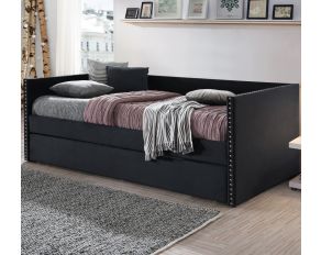 Sadie Daybed in Black Velvet