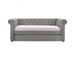 Ellie Daybed with Trundle in Dove