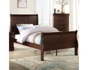 Louis Philip Twin Bed in Cherry