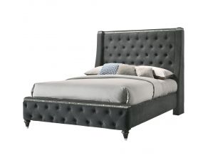 Giovani Queen Bed in Grey