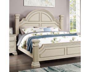 Pamphilos California King Bed in Antique White