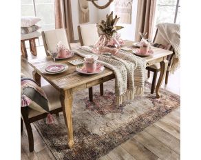 Blanchefleur 68 Inch Dining Table in Weathered Light Natural Tone