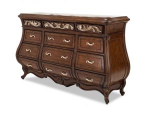 AICO Platine de Royale Dresser in Light Espresso