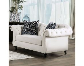 Antoinette Loveseat in White