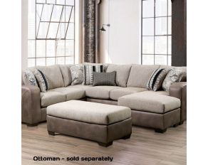 Ashenweald Sectional in Brown Light Brown