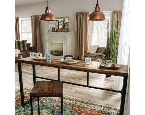 Larkspur Bar Table in Natural Tone Black