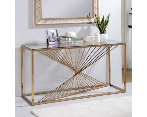 Sherbrooke Sofa Table in Gold