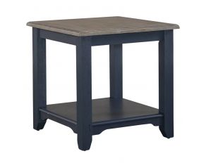 Summerville End Table in Navy