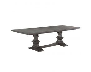 Camis Rectangular Dining Table in Gray Pine Finish