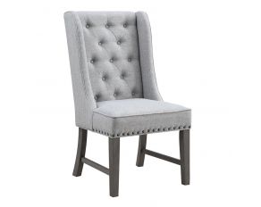 Camis Host Chair in Gray Pine Finish