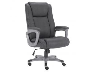 Fabric Heavy Duty Desk Chair in Charcoal