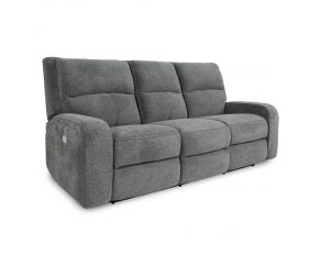 Polaris Power Sofa in Bizmark Grey