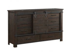 Newton Dresser in Deep Cocoa Brown