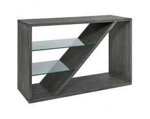 8th Street Sofa Console Table in Weathered Slate