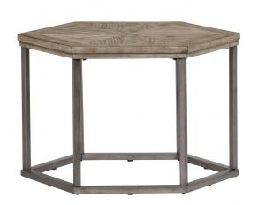 Adison Cove Hexagon Bunching Cocktail Table in Ash Blonde