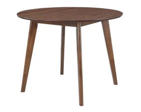 Arcade Round Dining Table in Walnut