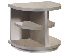 Augustine End Table in Pearlized Gray