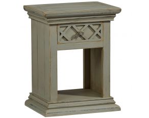 Beatrix Nightstand in Antique Gray