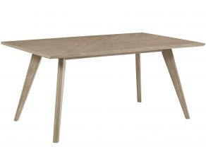 Beck Rectangular Dining Table in Weathered Taupe