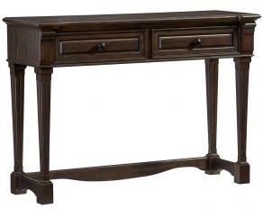 Belhamy Park II Sofa Console Table in Walnut