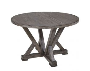 Fiji Round Dining Table in Harbor Gray