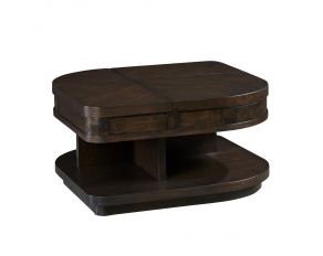 Grove Park Wedge Double-Lift Cocktail Table in Chocolate Mahogany