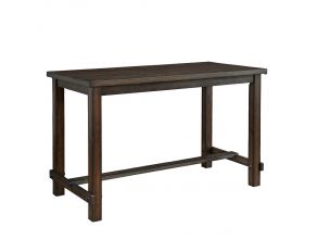 Harmony Cove Rectangular Counter Table in Dark Walnut