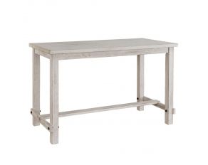 Harmony Cove Rectangular Counter Table in Antique White