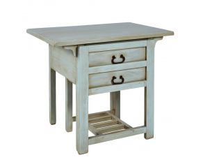 Remi Desk with Chair in Seafoam