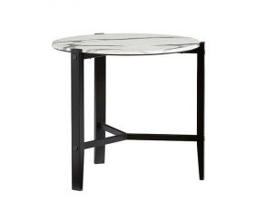 Rowen End Table in Chantilly White