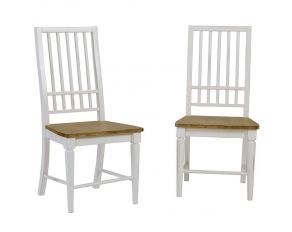 Shutters Dining Chair in White