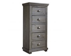 Willow Lingerie Chest in Distressed Dark Gray