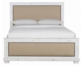 Willow Full Bed in Distressed White