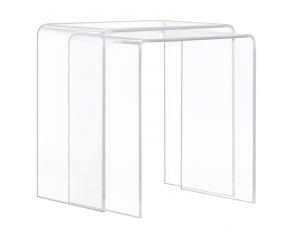 A La Carte Nesting Table in Acrylic - Set of 2