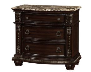 Fromberg Nightstand in Brown Cherry