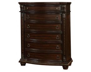 Furniture of America Fromberg Chest in Brown Cherry Finish