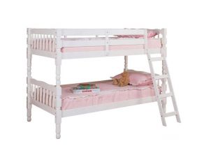 Homestead Twin over Twin Bunk Bed in White