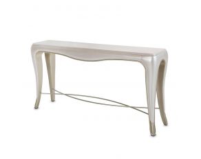 London Place Console Table in Creamy Pearl