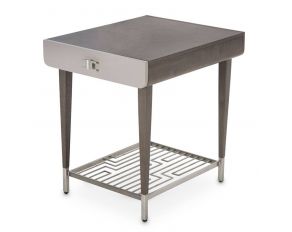 Roxbury Park End Table in Slate